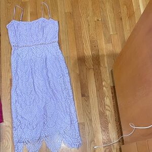 SAYLOR Lavender Lace Dress